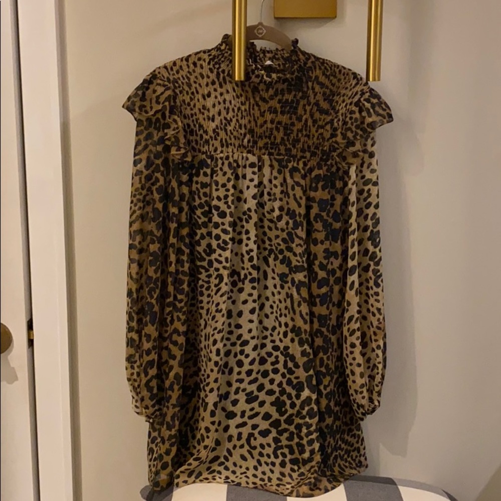 Leopard tunic or mini dress